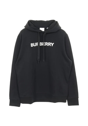 Burberry Pre-Owned 2010s logo-print hoodie - Black