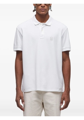 Osklen logo-embossed polo shirt - White
