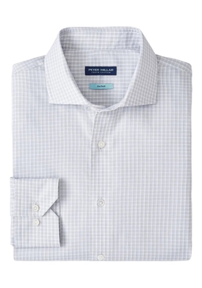 Peter Millar Torino checked long-sleeve shirt - Grey