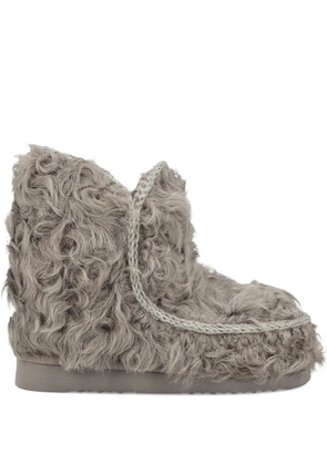 Mou Eskimo 18 checkiang fur boots - Grey