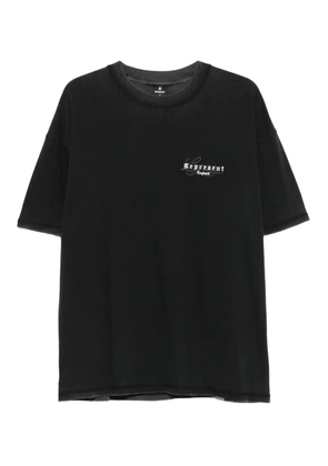 Represent embroidered-logo T-shirt - Black