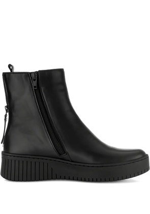 GABOR leather ankle boots - Black