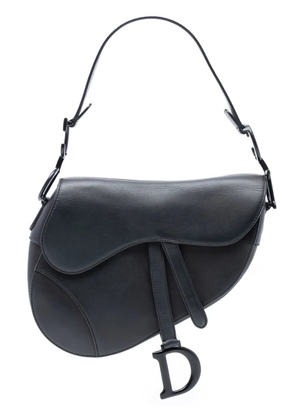 Christian Dior Pre-Owned 2019 Ultra Matte Calfskin Saddle Bag shoulder bag - Black