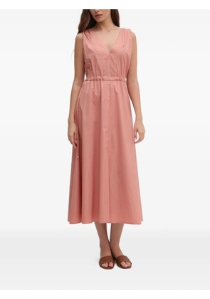 Sandro Ferrone V-neck midi dress - Pink