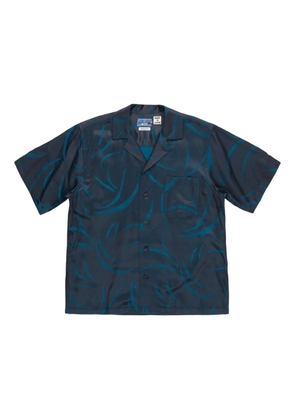 Blue Blue Japan abstract-pattern print shirt