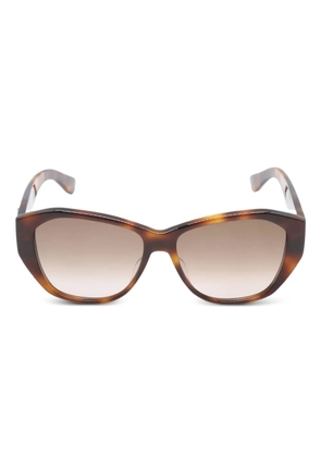 Saint Laurent Pre-Owned 2020s logo detail sunglasses - Brown