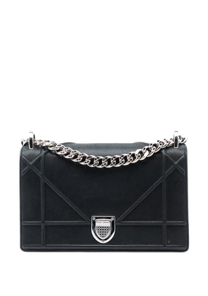 Christian Dior Pre-Owned 2015 Small Lambskin Diorama Flap crossbody bag - Black