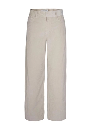 'S Max Mara Eneide corduroy trousers - White