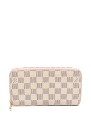 Louis Vuitton Pre-Owned 2019 Zippy Damier Azur wallet - Neutrals