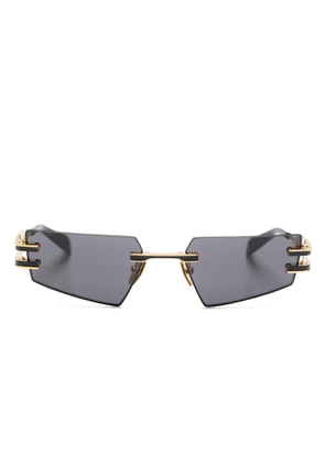 Balmain Eyewear Fixe frameless sunglasses - Gold