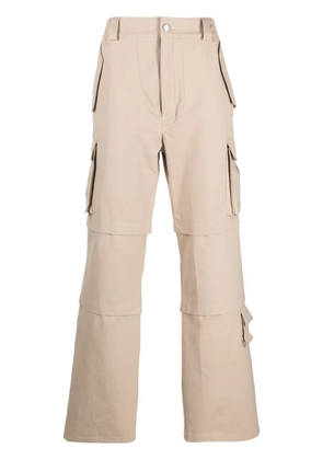MISBHV straight-leg cargo trousers - Neutrals