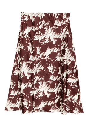 Marques'Almeida drill slip skirt - Brown