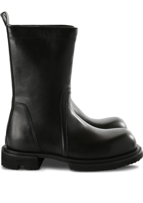 Rick Owens leather boots - Black