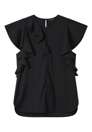 Lee Mathews Ella ruffle-detail blouse - Black