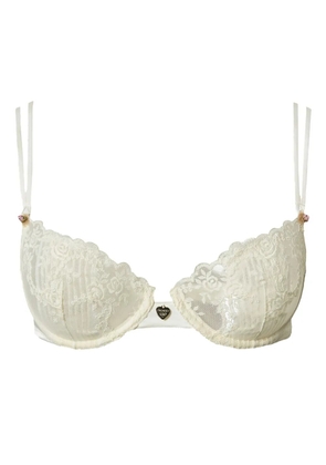 TWINSET floral-lace bra - White
