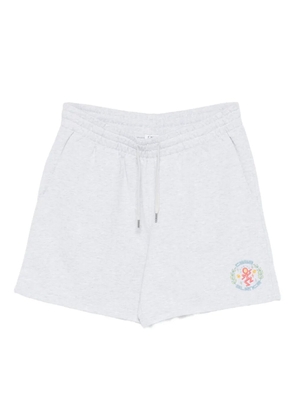 Casablanca elasticated-waist track short - Grey