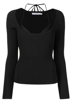 Simkhai Core Jayline layered top - Black