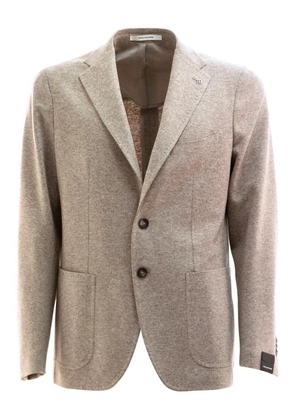 Tagliatore notched lapels patch pockets jacket - Neutrals