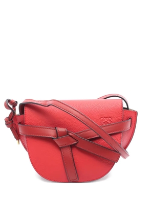 Loewe Pre-Owned mini Gate shoulder bag - Red