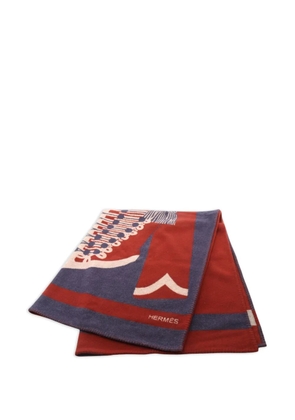 Hermès Pre-Owned 1920s wool scarf - Red