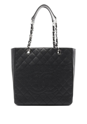 CHANEL Pre-Owned 2012-2013 Matelassé tote bag - Black