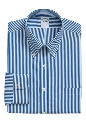 Brooks Brothers striped button-down collar shirt - Blue