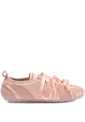 Simone Rocha Ballerina Grip satin sneakers - Pink