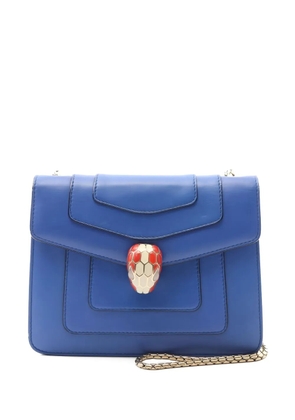 Bvlgari Pre-Owned Serpenti Forever chain-strap shatchel bag - Blue