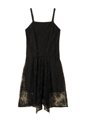 TWINSET lace-overlay midi dress - Black