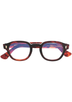 Cutler & Gross round-frame glasses - Brown