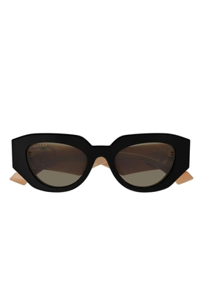 Gucci Eyewear logo-detail sunglasses - Black