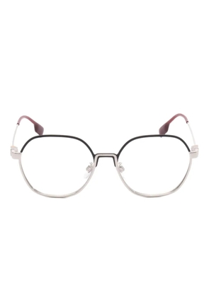 Burberry Pre-Owned 2010 round-frame glasses - Silver