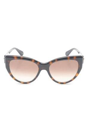 Gucci Pre-Owned 2020s cat-eye sunglasses - Brown