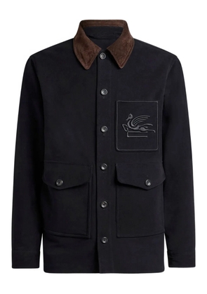 ETRO pegaso patch-pocket jacket - Black