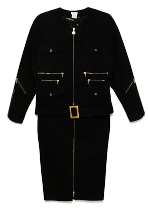 CHANEL Pre-Owned 1990-2000s setup suit jacket skirt - Black