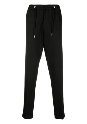 Billionaire slim-cut track pants - Black