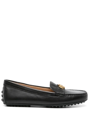 Lauren Ralph Lauren Barnsbury Driver leather loafers - Black