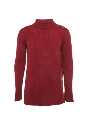 Polo Ralph Lauren Vintage cable-knit turtle-neck sweater - Red