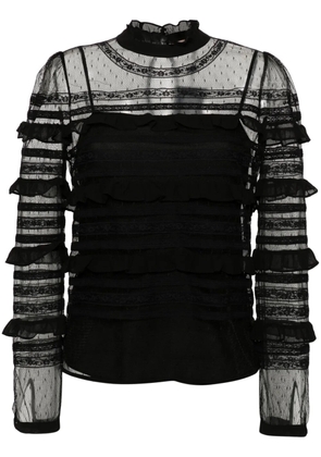 TWINSET ruffle-detail blouse - Black