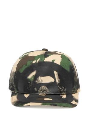 A BATHING APE® camouflage baseball cap - Green