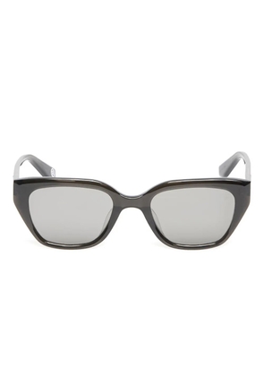 A BATHING APE® star-embellished geometric-frame sunglasses - Grey