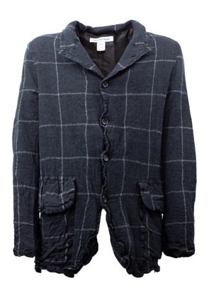 Comme des Garçons Homme checked shirt jacket - Grey