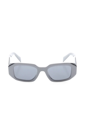 Prada Pre-Owned 2010s Symbole rectangle-frame sunglasses - Grey
