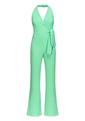PINKO halterneck open-back jumpsuit - Green