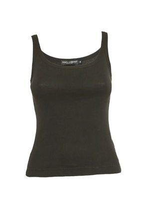 Dolce & Gabbana Pre-Owned ribbed-knit vest - Black