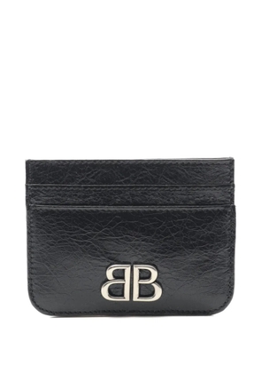 Balenciaga Pre-Owned 2020s Monaco leather card case - Black