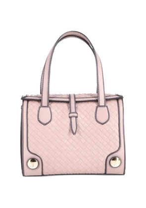 Bottega Veneta Pre-Owned Monaco leather woven tote bag - Pink
