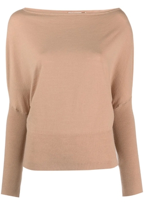 Simkhai off-shoulder wool-blend jumper - Brown