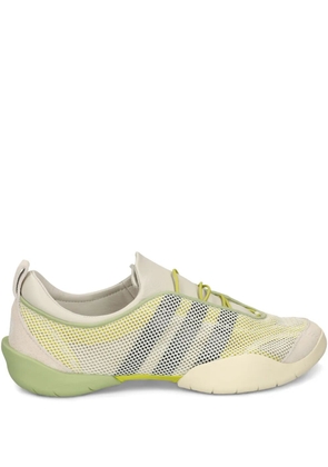 Y-3 mesh lace-up sneakers - Neutrals