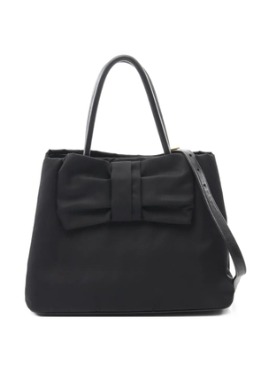 Prada Pre-Owned 2000s bow-detail tote bag - Black